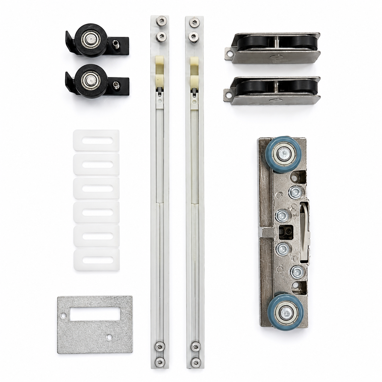 Ghost sliding door system with invisible track, Best Glass Parts' sleek kit for smooth, modern sliding glass door installation.