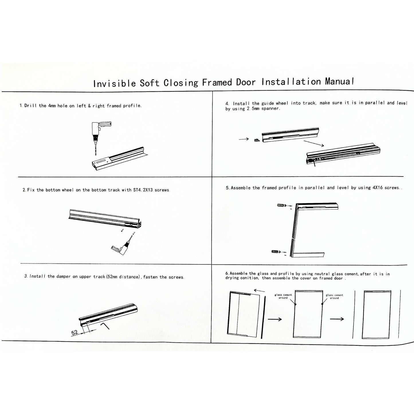Best Glass Parts Ghost Sliding Door System with invisible track, showcasing sleek, modern glass door installation and hardware details.