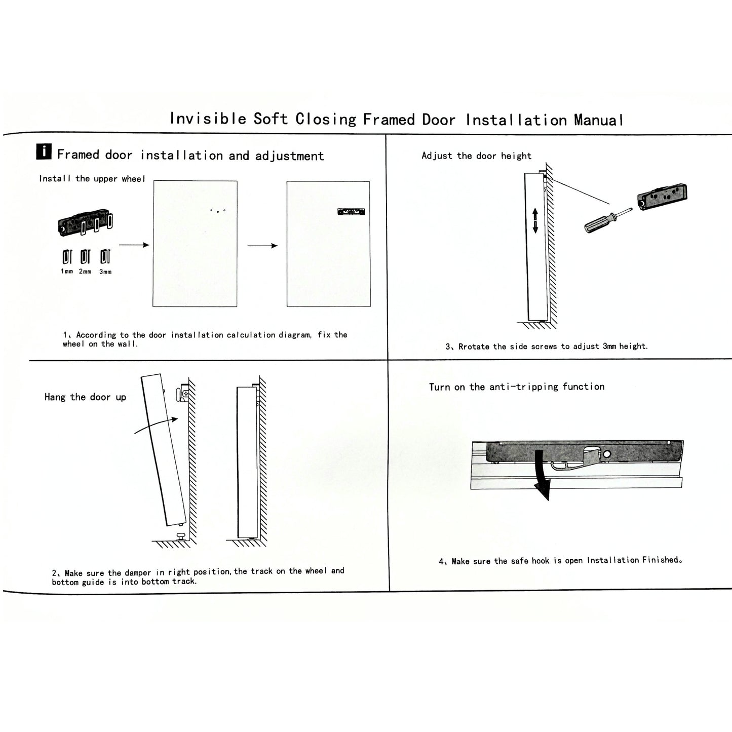Ghost sliding door system by Best Glass Parts featuring an invisible track and sleek glass door setup.
