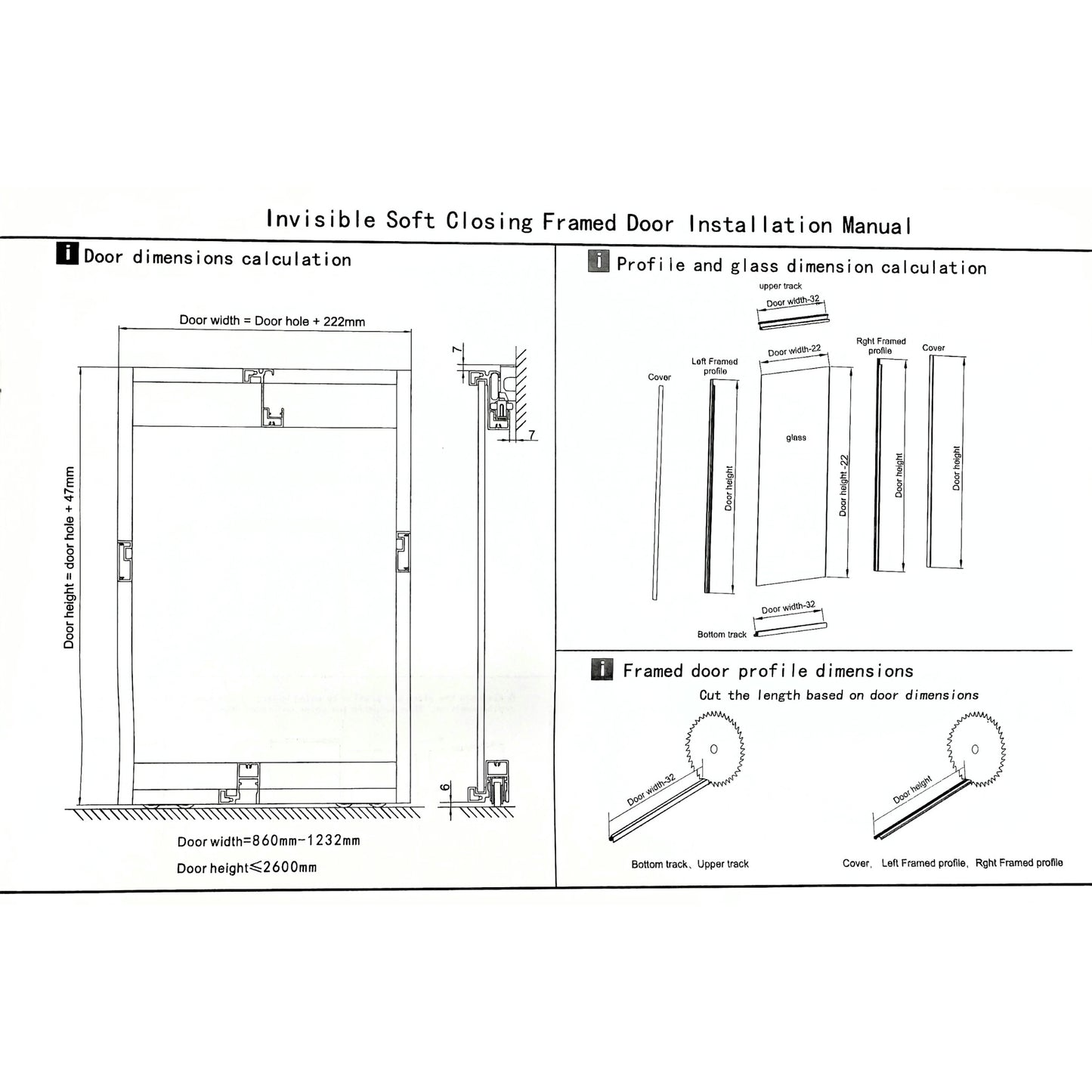 Ghost sliding door system with invisible track from Best Glass Parts, showing the sleek glass door and hidden track mechanism.
