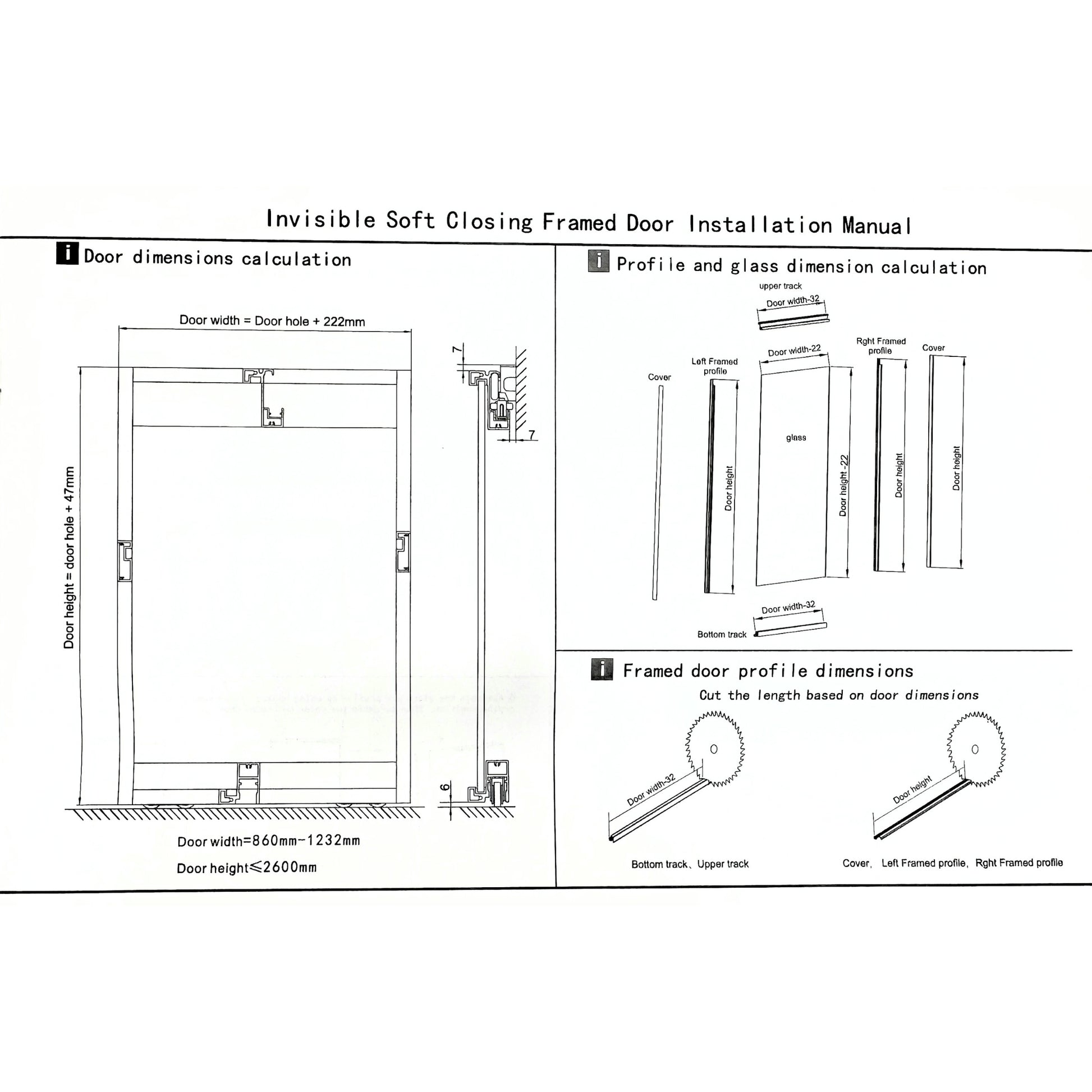 Ghost sliding door system with invisible track from Best Glass Parts, showing the sleek glass door and hidden track mechanism.