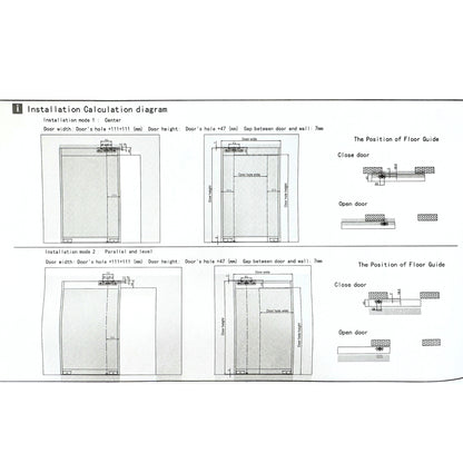 Ghost sliding door system by Best Glass Parts with an invisible track, showing the sleek, modern door setup in a contemporary interior.