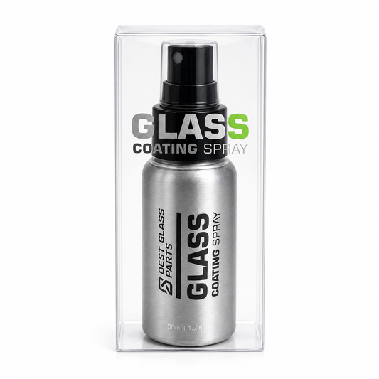 Best Glass Parts glass coating spray bottle with a spray nozzle, used for protecting and enhancing glass surfaces.
