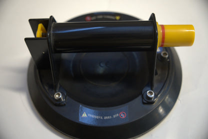 Black glass suction cup from Best Glass Parts, single piece with a strong grip for secure attachment on smooth surfaces.