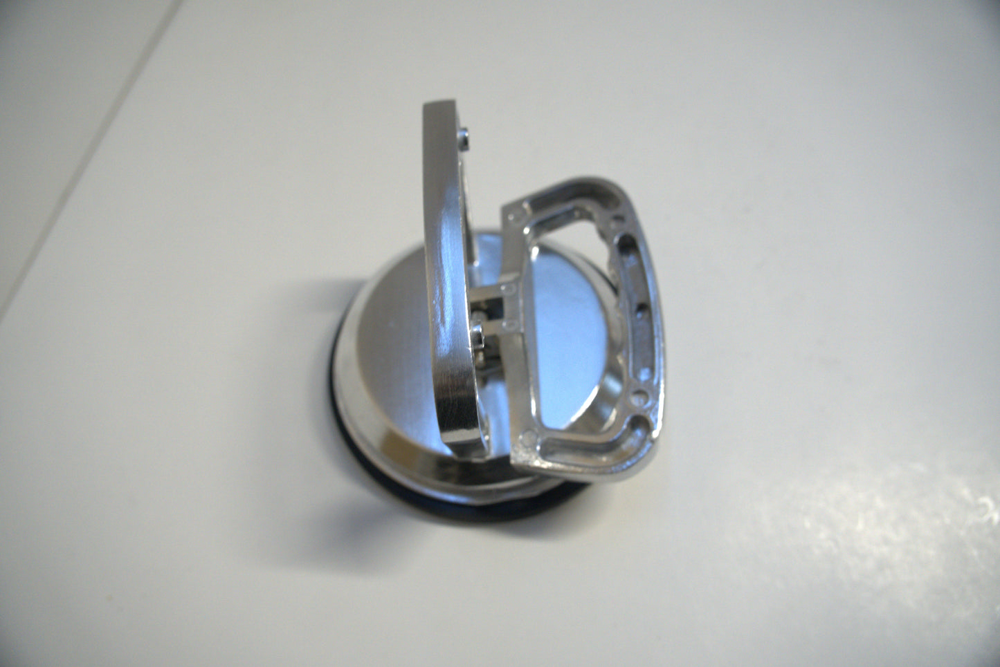 Chrome glass suction cup from Best Glass Parts, single clear glass attachment with a secure suction cup base.