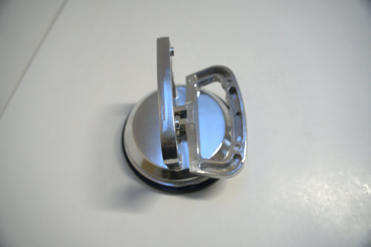 Chrome glass suction cup from Best Glass Parts, single clear glass attachment with a secure suction cup base.