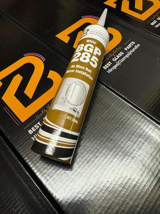 Heavy Duty 285 construction adhesive by Best Glass Parts in a large 828ml tube, suitable for strong bonding projects.