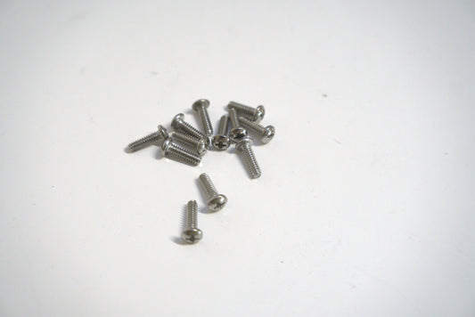 Metal machine screw from Best Glass Parts, close-up showing shiny steel threads and hex head for secure fastening.