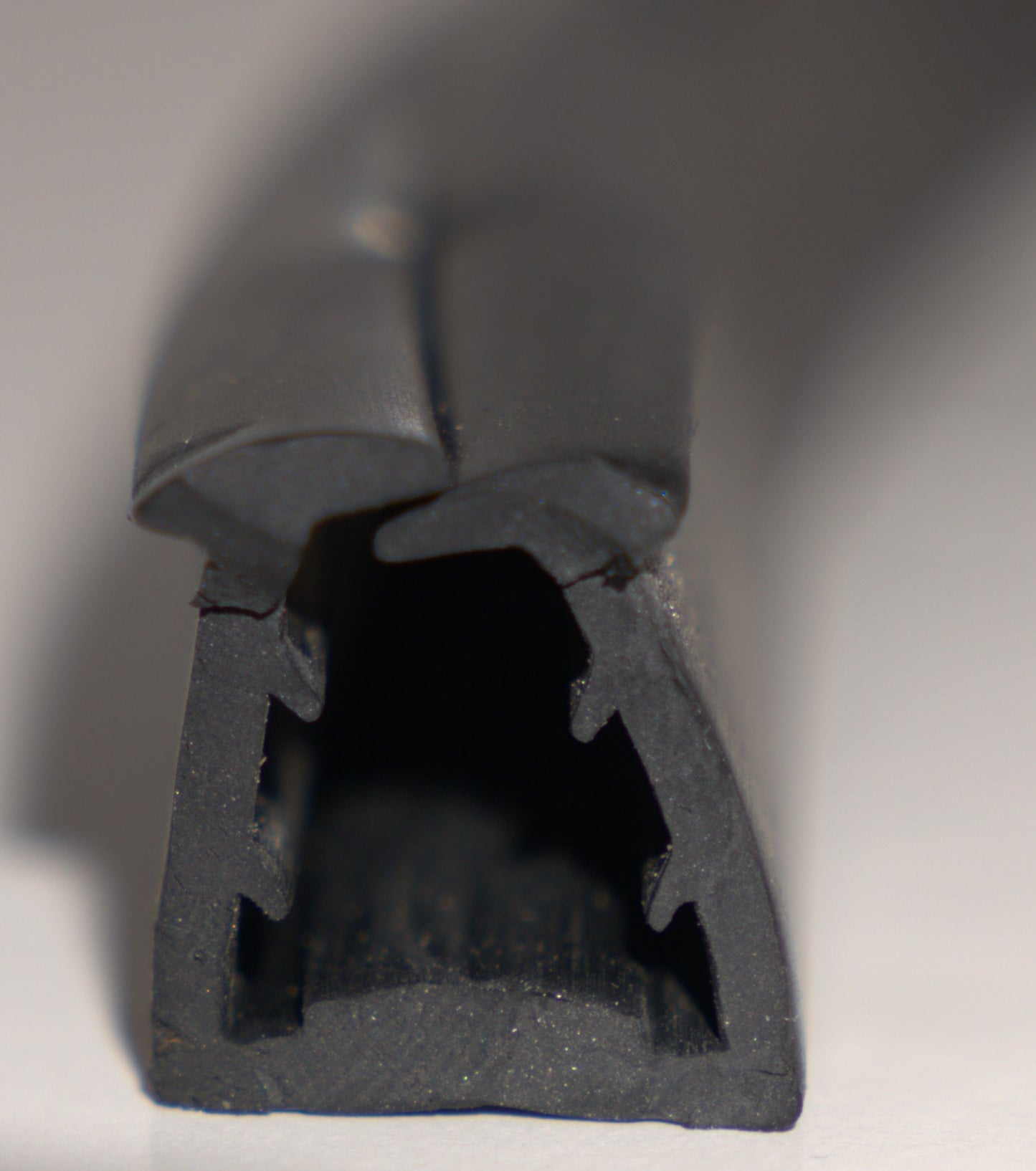 Best Glass Parts 12mm rubber gasket for railing top handrail, designed for 12mm glass, shown in the image.