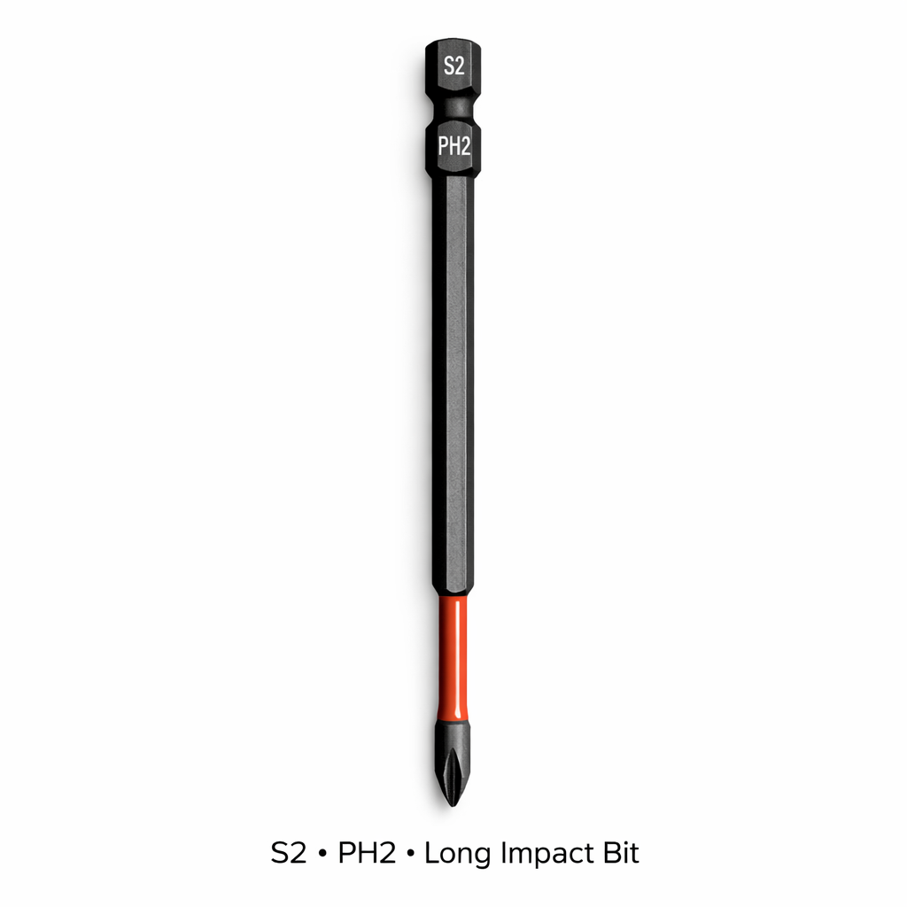 Impact Bits Star 125mm 5-inch by Best Glass Parts, showing a close-up of the star-shaped drill bit for impact drills.