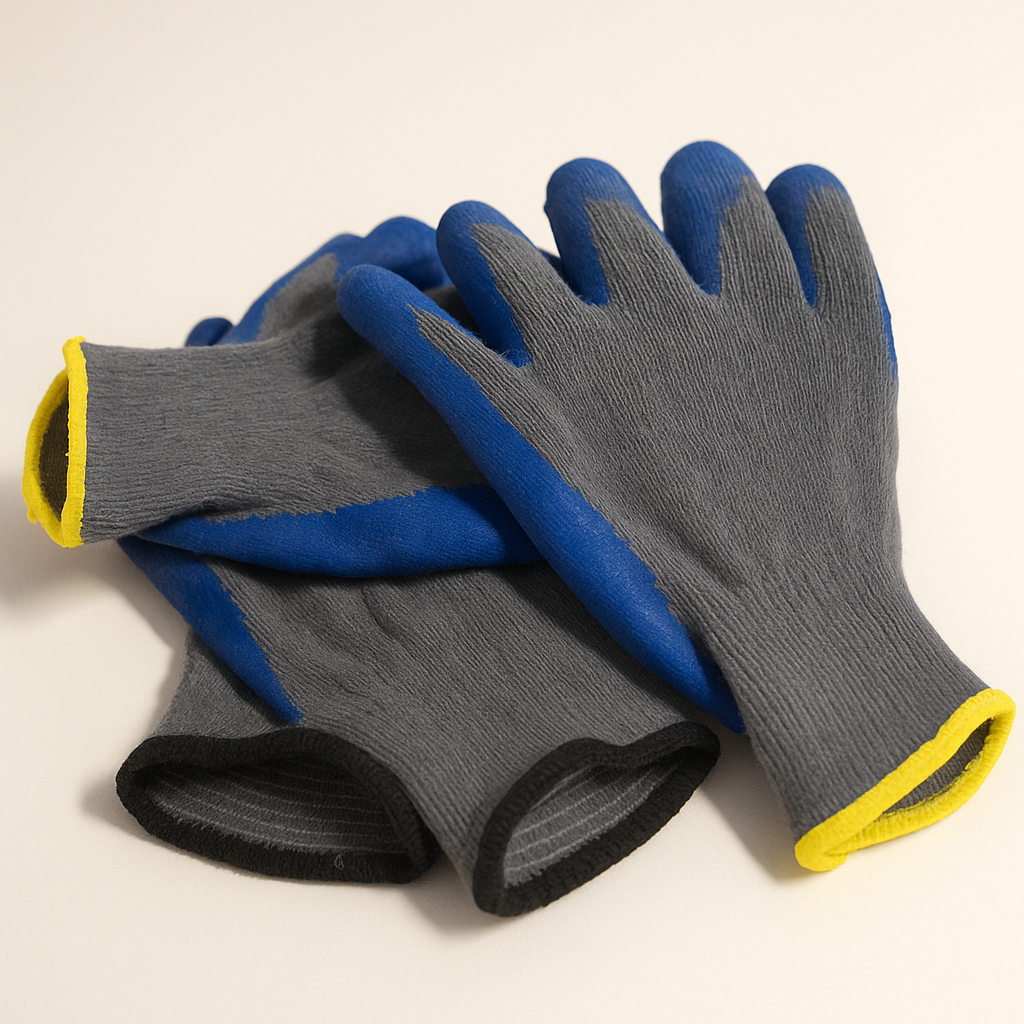 Pair of clear glass carry gloves from Best Glass Parts, designed for safe handling of delicate glassware.
