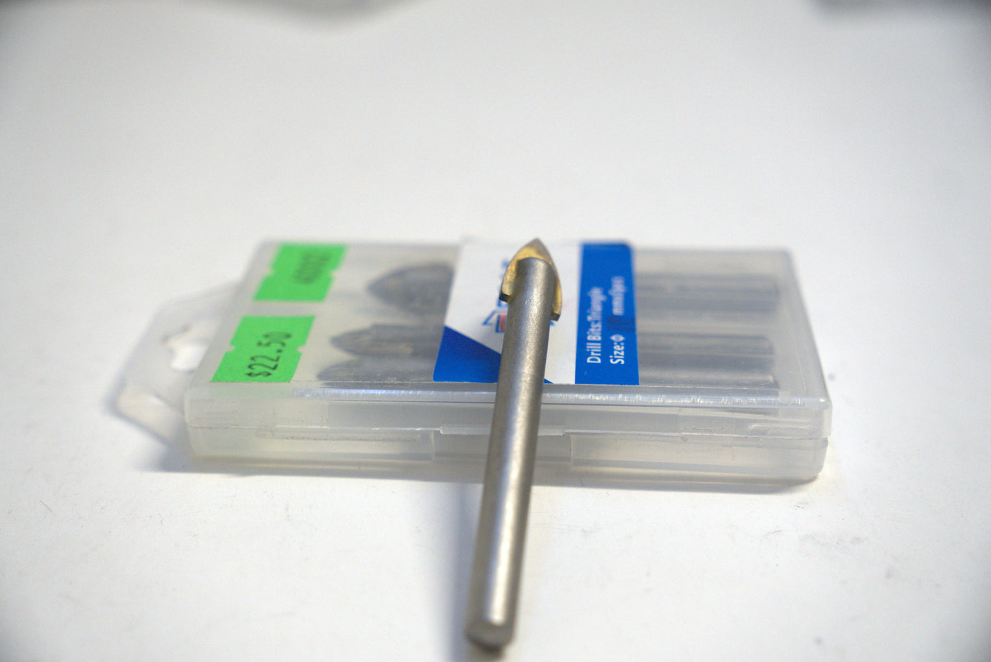 Best Glass Parts 5mm triangle drill bit for glass drilling, featuring a precision triangular tip for clean, accurate holes.