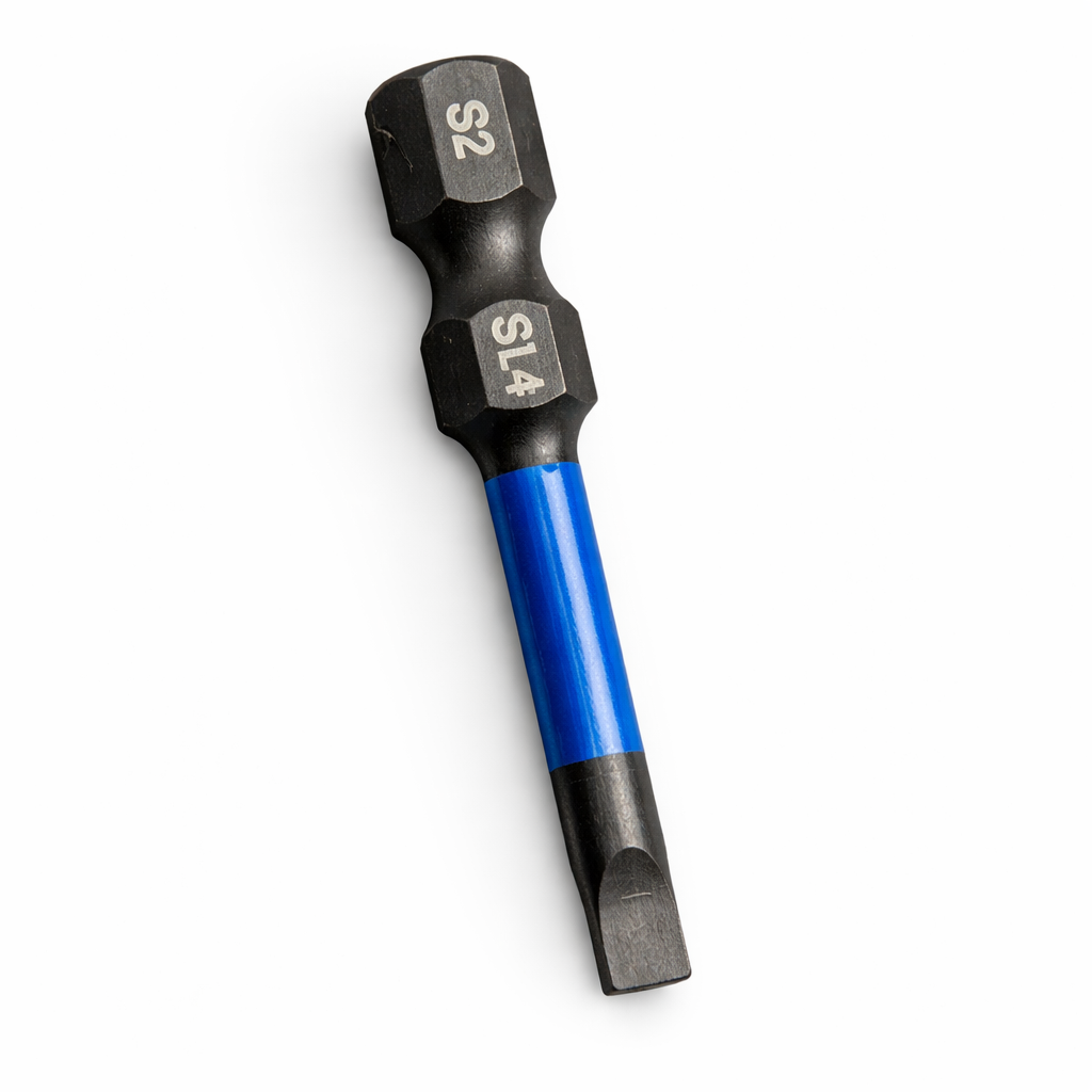 Best Glass Parts impact bits slotted 50mm (2-inch) screwdriver bits for glass installation and repair.