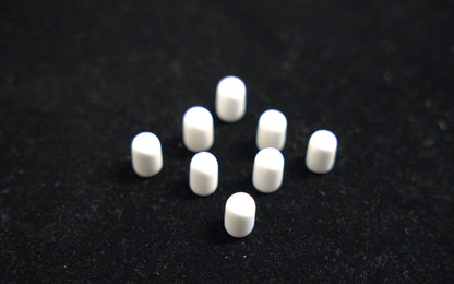 Wire shelving end cap from Best Glass Parts, showing a close-up of the durable plastic cap on the shelving unit.