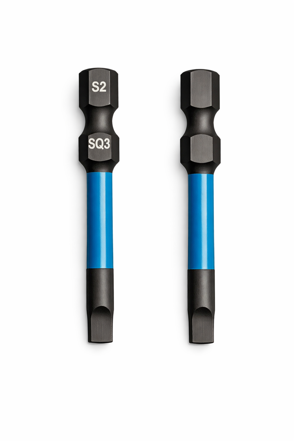 Square impact bits, 50mm (2-inch) length from Best Glass Parts, shown in a close-up image with a square drive tip.