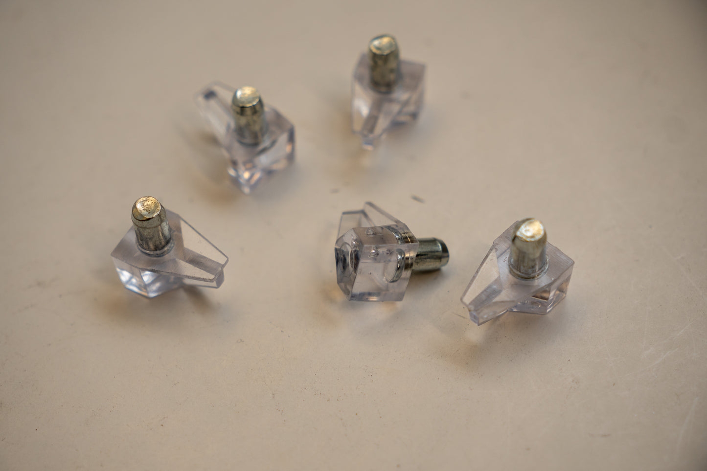 Glass shelves support pin by Best Glass Parts, showing a close-up of the metal pin used to hold glass shelves securely.