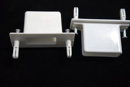Wire shelving wall bracket by Best Glass Parts, sturdy metal support for wall-mounted shelving, shown in a close-up view.