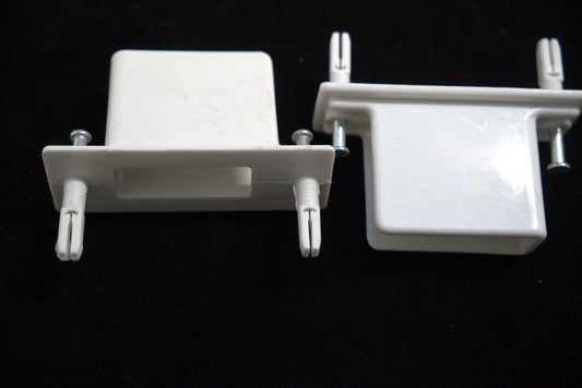 White wire shelving wall bracket from Best Glass Parts, sturdy metal support for wall-mounted shelves.