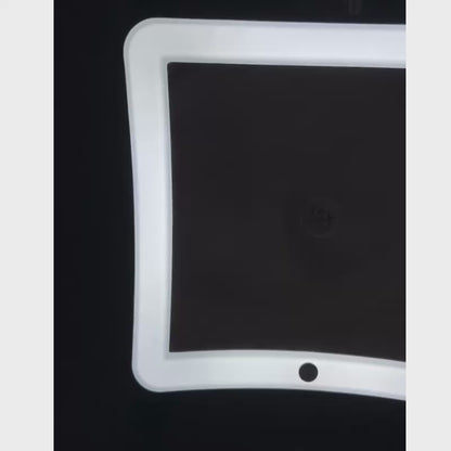 7-Inch 15× Magnification LED Makeup Mirror with Suction Cup – Lighted Vanity Mirror